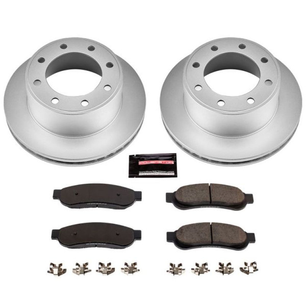 Power Stop 07-10 Ford F-250 Super Duty Rear Z17 Evolution Geomet Coated Brake Kit - CRK1798
