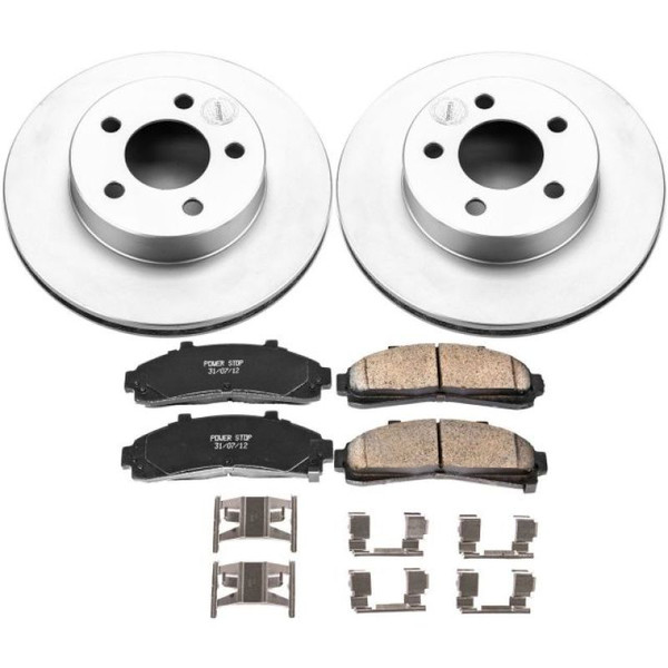 Power Stop 95-01 Ford Explorer Front Z17 Evolution Geomet Coated Brake Kit - CRK1860