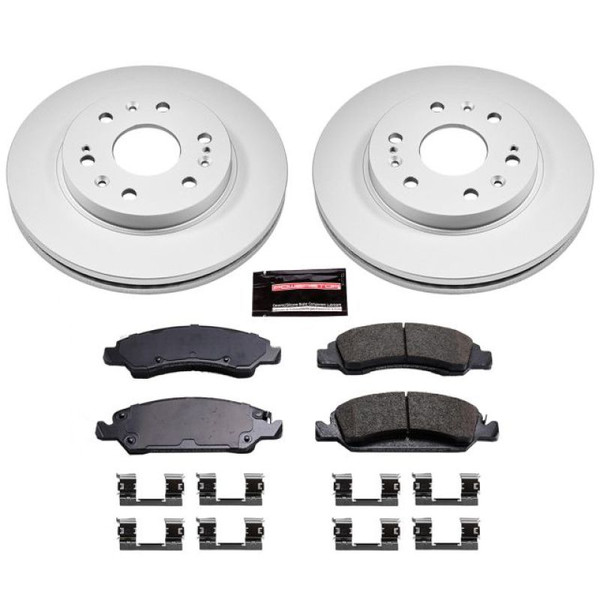 Power Stop 08-19 Cadillac Escalade Front Z17 Evolution Geomet Coated Brake Kit - CRK2069