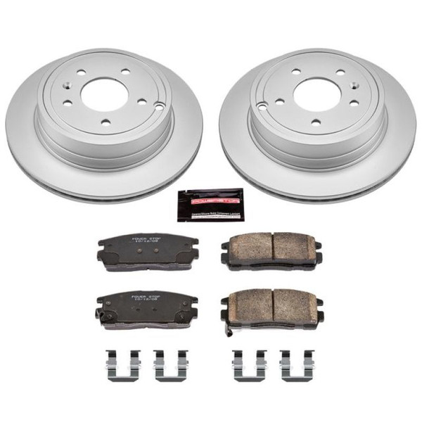 Power Stop 12-15 Chevrolet Captiva Sport Rear Z17 Evolution Geomet Coated Brake Kit - CRK2092