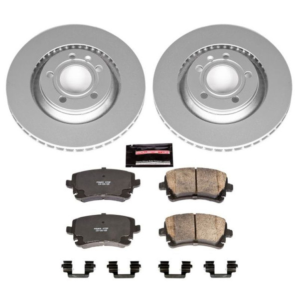 Power Stop 04-09 Audi S4 Rear Z23 Evolution Sport Coated Brake Kit - CRK4564