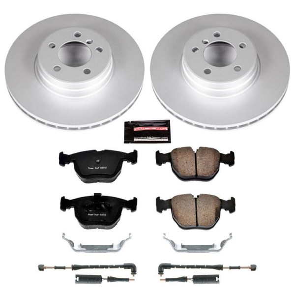 Power Stop 03-05 Land Rover Range Rover Front Z23 Evolution Sport Coated Brake Kit - CRK5111