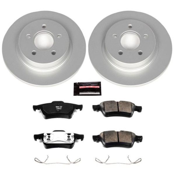 Power Stop 04-05 Volvo S40 Rear Z23 Evolution Sport Coated Brake Kit - CRK5309