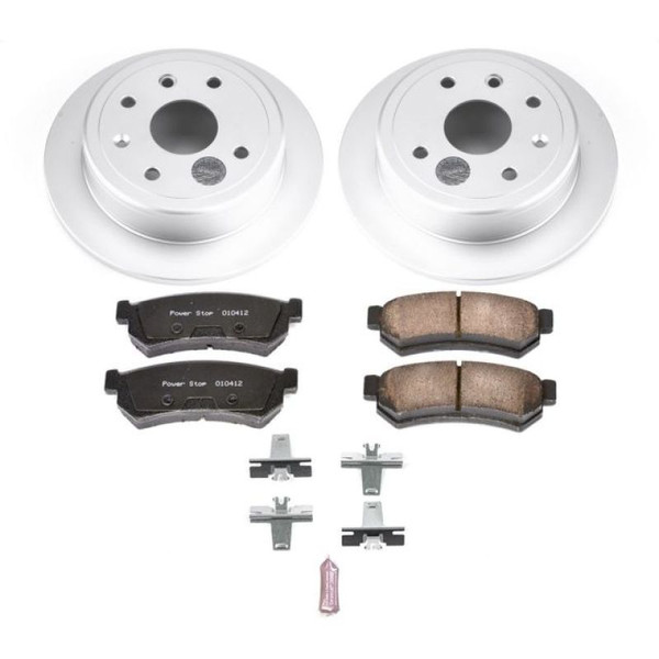 Power Stop 07-08 Suzuki Forenza Rear Z17 Evolution Geomet Coated Brake Kit - CRK5898