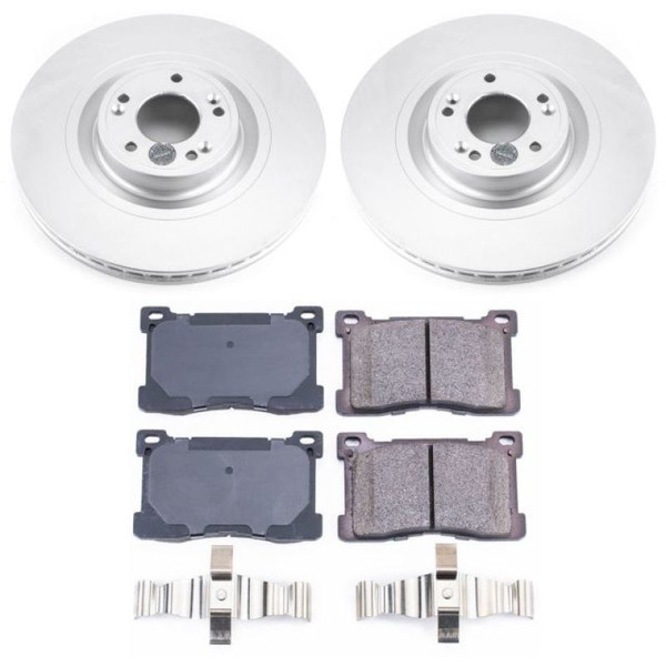 Power Stop 12-16 Hyundai Equus Front Z17 Evolution Geomet Coated Brake Kit - CRK6313