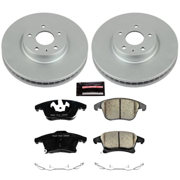 Power Stop 13-19 Ford Fusion Front Z17 Evolution Geomet Coated Brake Kit - CRK6399