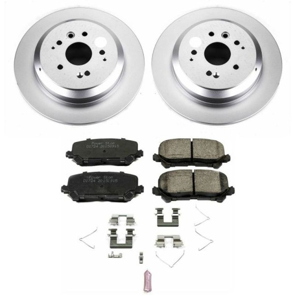 Power Stop 14-16 Acura MDX Rear Z17 Evolution Geomet Coated Brake Kit - CRK6953