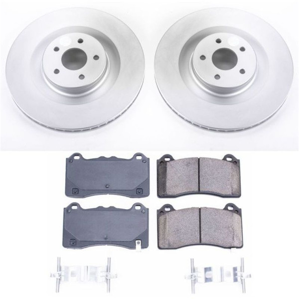 Power Stop 16-18 Ford Focus Front Z17 Evolution Geomet Coated Brake Kit - CRK7318