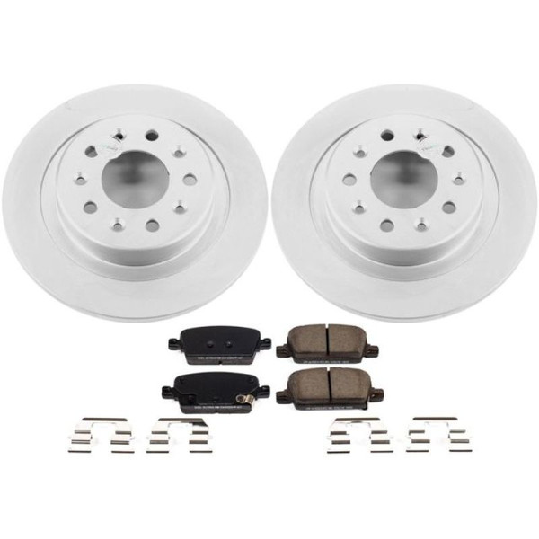 Power Stop 16-18 Chevrolet Malibu Rear Z17 Evolution Geomet Coated Brake Kit - CRK7722