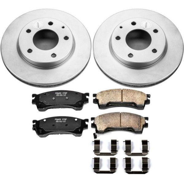Power Stop 93-97 Ford Probe Front Z17 Evolution Geomet Coated Brake Kit - CRK782