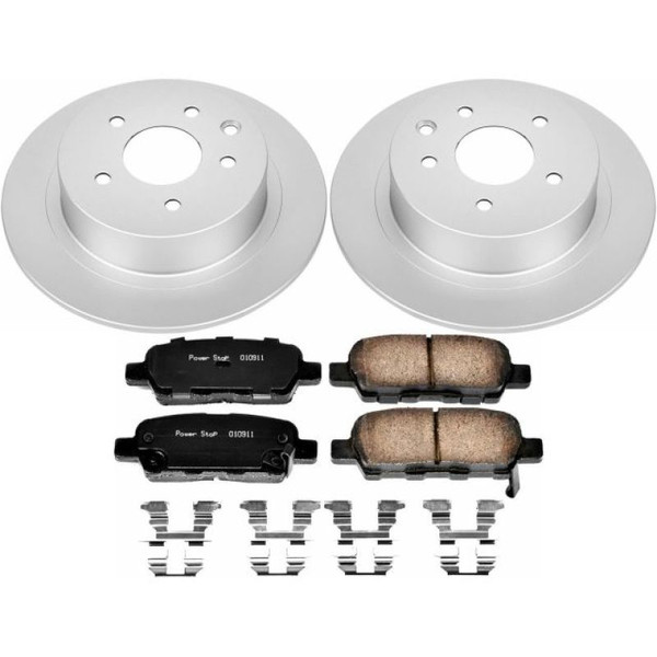 Power Stop 07-10 Nissan Altima Rear Z17 Evolution Geomet Coated Brake Kit - CRK7864