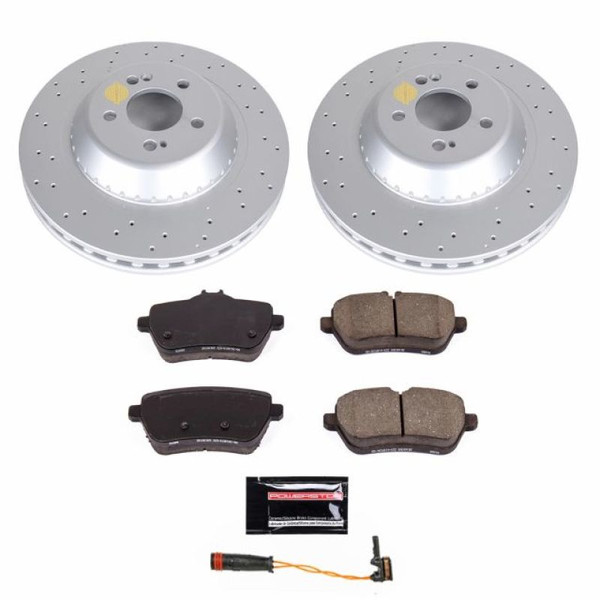 Power Stop 2018 Mercedes-Benz S450 Rear Z23 Evolution Sport Coated Brake Kit - CRK8194