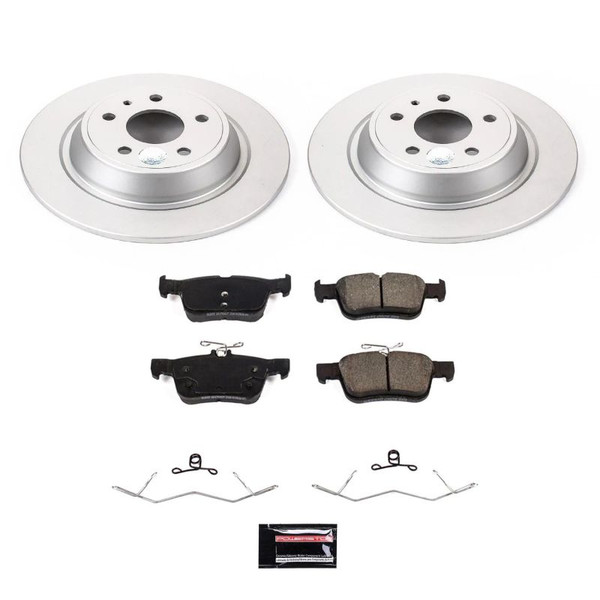 Power Stop 2020 Ford Fusion Rear Z17 Evolution Geomet Coated Brake Kit - CRK8533