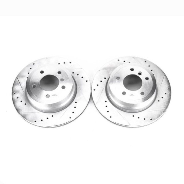 Power Stop 08-13 BMW 135i Rear Evolution Drilled & Slotted Rotors - Pair - EBR1217XPR