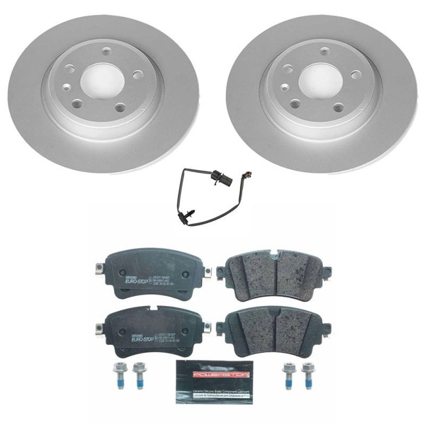Power Stop 17-19 Audi A4 Rear Euro-Stop Brake Kit - ESK8091