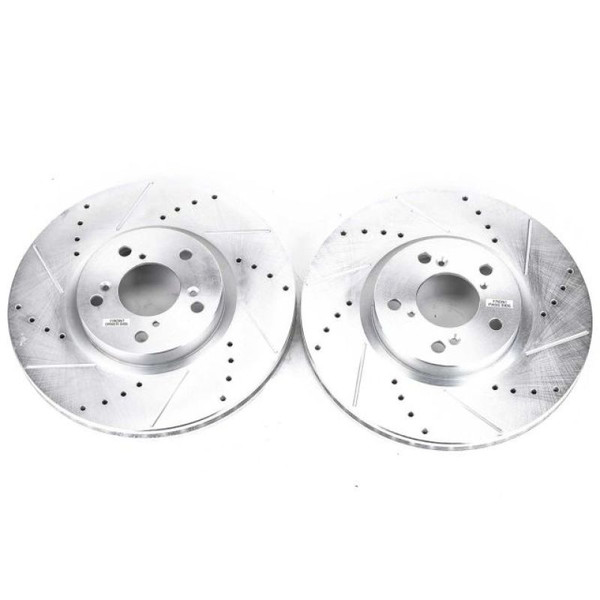 Power Stop 07-13 Acura MDX Front Evolution Drilled & Slotted Rotors - Pair - JBR1171XPR