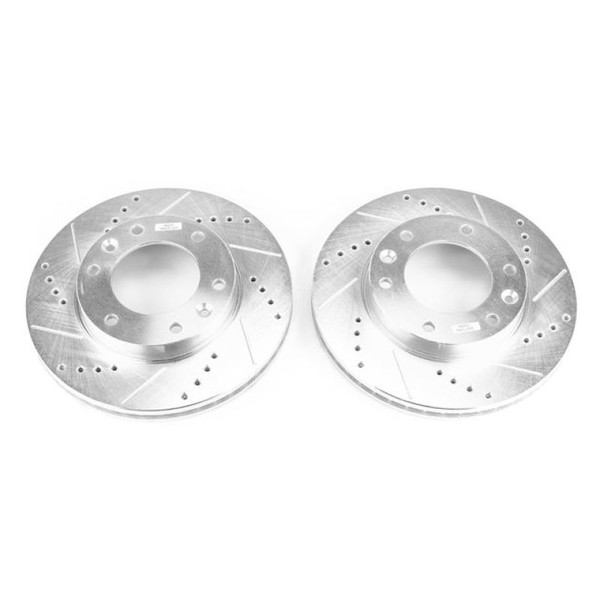 Power Stop 07-08 Hyundai Entourage Front Evolution Drilled & Slotted Rotors - Pair - JBR1322XPR