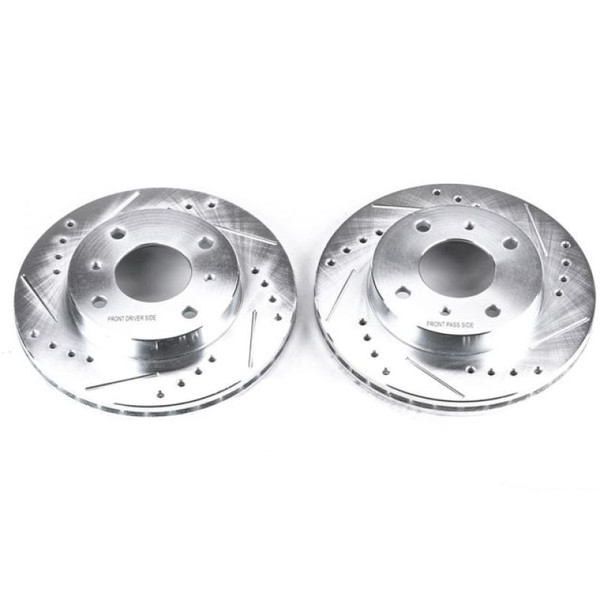 Power Stop 91-96 Infiniti G20 Front Evolution Drilled & Slotted Rotors - Pair - JBR503XPR