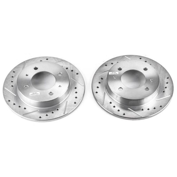 Power Stop 97-06 Hyundai Elantra Rear Evolution Drilled & Slotted Rotors - Pair - JBR774XPR