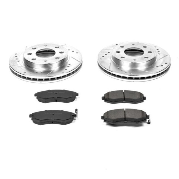 Power Stop 98-01 Hyundai Elantra Front Z23 Evolution Sport Brake Kit - K1087