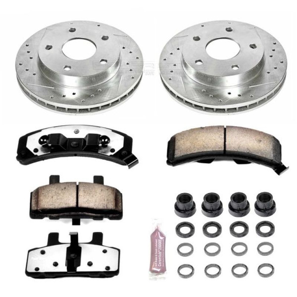 Power Stop 94-99 Dodge Ram 1500 Front Z36 Truck & Tow Brake Kit - K2126-36