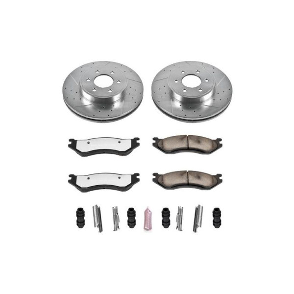 Power Stop 2003 Dodge Durango Front Z36 Truck & Tow Brake Kit - K2178-36