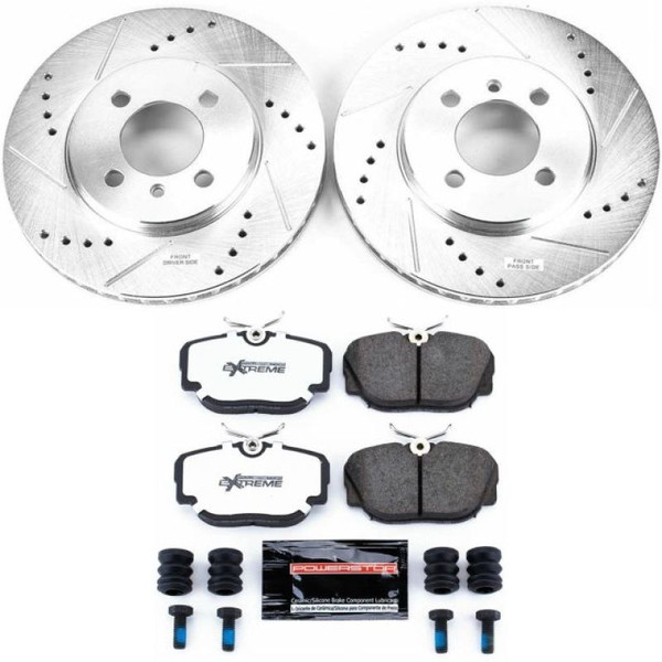 Power Stop 91-92 BMW 318i Front Z26 Street Warrior Brake Kit - K3008-26
