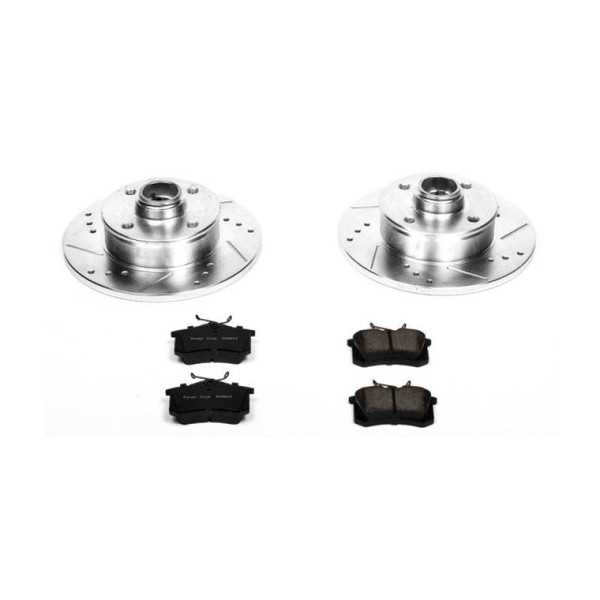 Power Stop 90-92 Volkswagen Corrado Rear Z23 Evolution Sport Brake Kit - K370