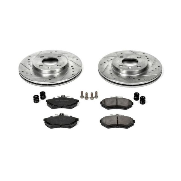 Power Stop 95-02 Volkswagen Cabrio Front Z23 Evolution Sport Brake Kit - K374
