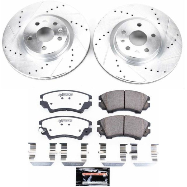 Power Stop 11-17 Chevrolet Caprice Front Z26 Street Warrior Brake Kit - K5948-26