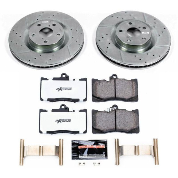 Power Stop 13-19 Lexus GS350 Front Z26 Street Warrior Brake Kit - K6355-26