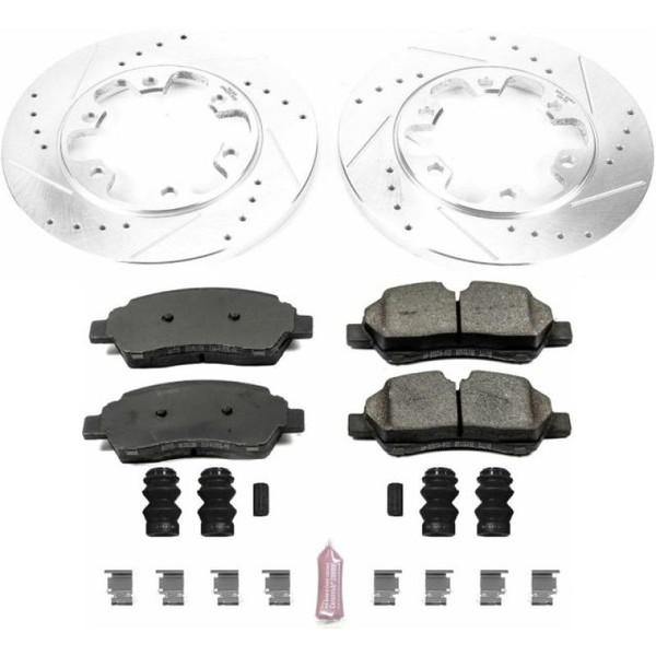 Power Stop 15-18 Ford Transit-350 HD Rear Z23 Evolution Sport Brake Kit - K7149