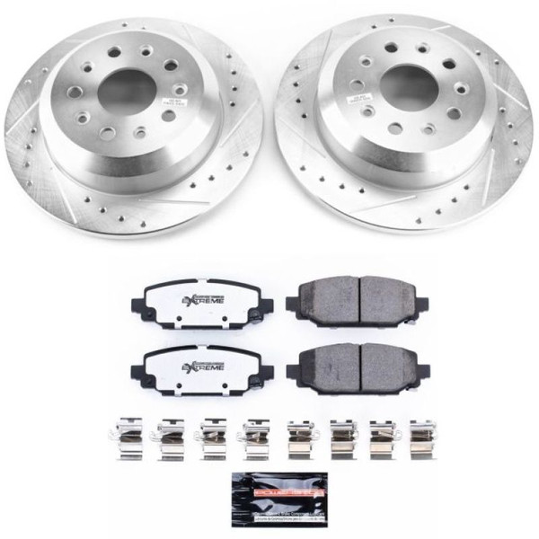 Power Stop 18-19 Jeep Wrangler Rear Z36 Truck & Tow Brake Kit - K7943-36