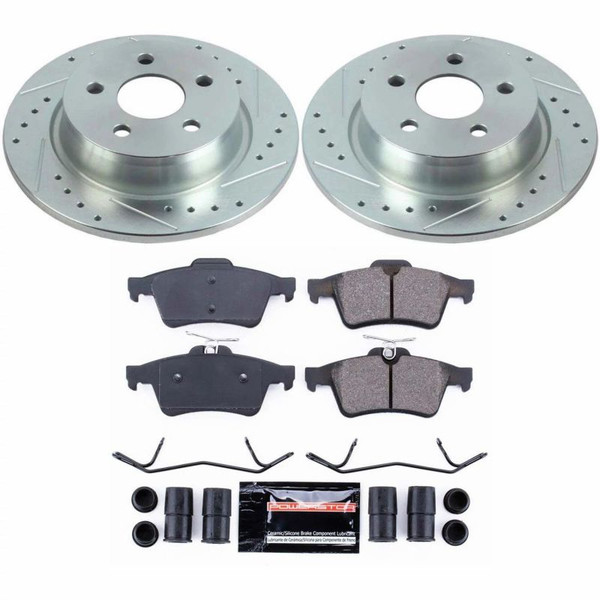 Power Stop 18-19 Ford Transit Connect Rear Z23 Evolution Sport Brake Kit - K8176