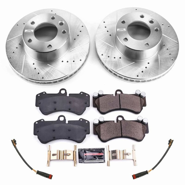 Power Stop 17-18 Mercedes-Benz G550 4x4 Front Z23 Evolution Sport Brake Kit - K8475