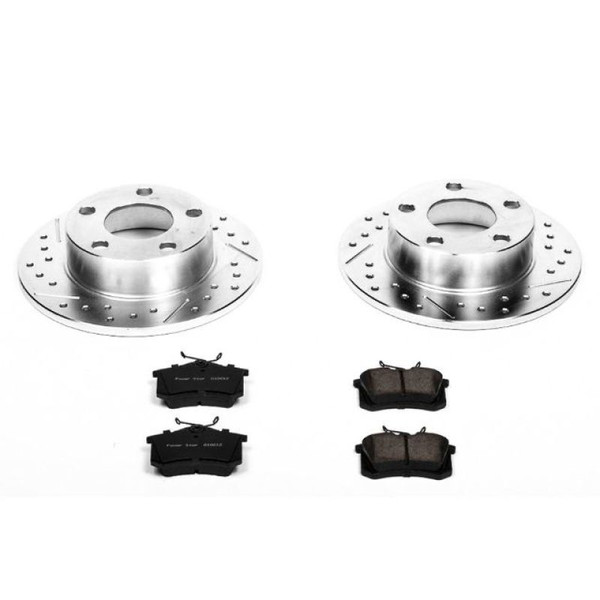 Power Stop 98-01 Audi A6 Quattro Rear Z23 Evolution Sport Brake Kit - K849