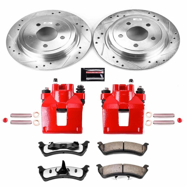 Power Stop 2003 Ford Explorer Sport Rear Z36 Truck & Tow Brake Kit w/Calipers - KC1770-36