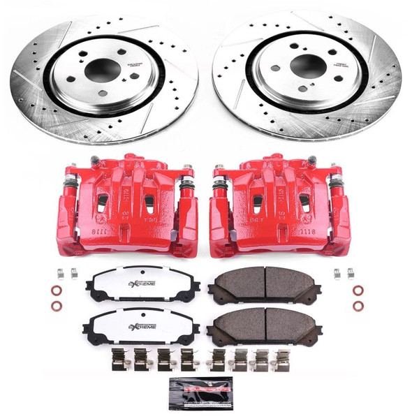 Power Stop 16-18 Lexus RX350 Front Z36 Truck & Tow Brake Kit w/Calipers - KC7688A-36