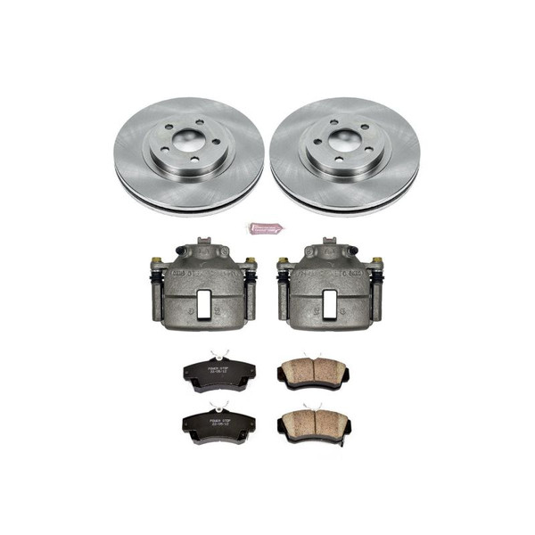 Power Stop 01-10 Chrysler PT Cruiser Front Autospecialty Brake Kit w/Calipers - KCOE1704A