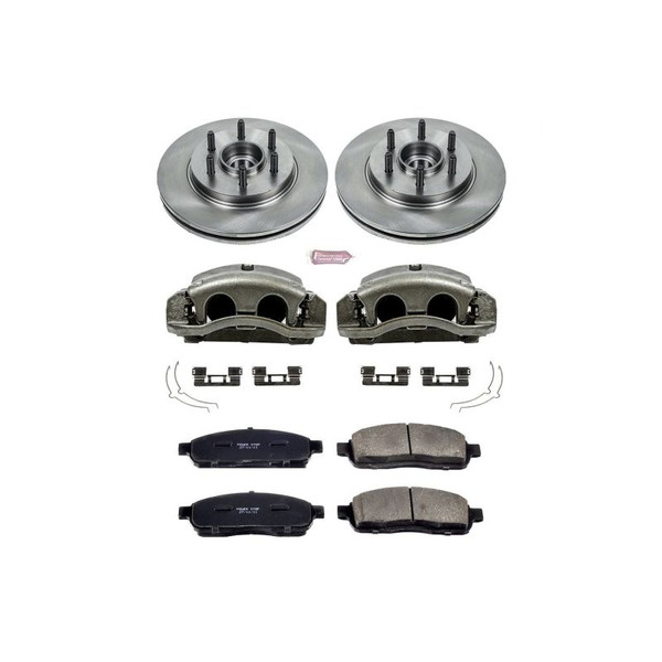 Power Stop 05-08 Ford F-150 Front Autospecialty Brake Kit w/Calipers - KCOE1939A