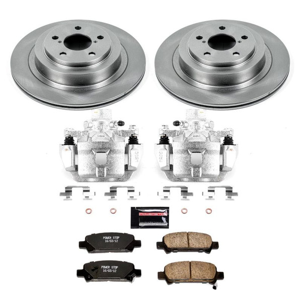 Power Stop 05-09 Subaru Legacy Rear Autospecialty Brake Kit w/Calipers - KCOE219