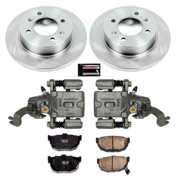 Power Stop 05-06 Hyundai Elantra Rear Autospecialty Brake Kit w/Calipers - KCOE3106A