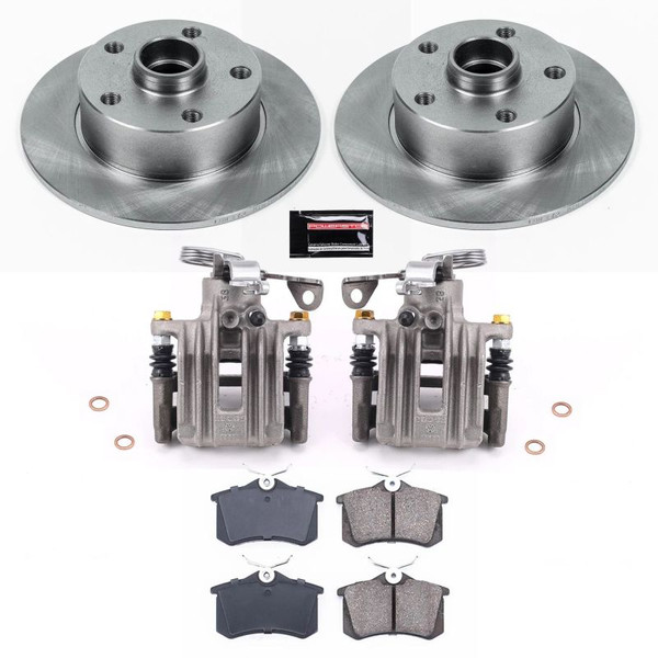 Power Stop 97-01 Audi A4 Rear Autospecialty Brake Kit w/Calipers - KCOE3064