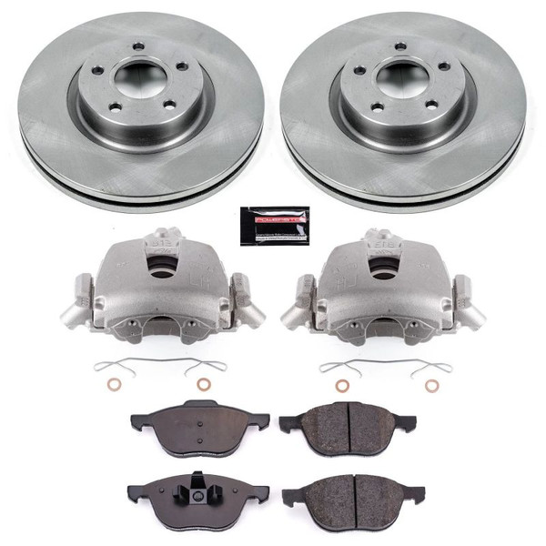 Power Stop 06-13 Volvo C70 Front Autospecialty Brake Kit w/Calipers - KCOE4575B