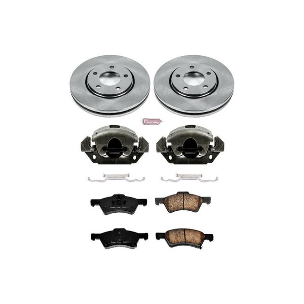 Power Stop 03-04 Dodge Caravan Front Autospecialty Brake Kit w/Calipers - KCOE5246
