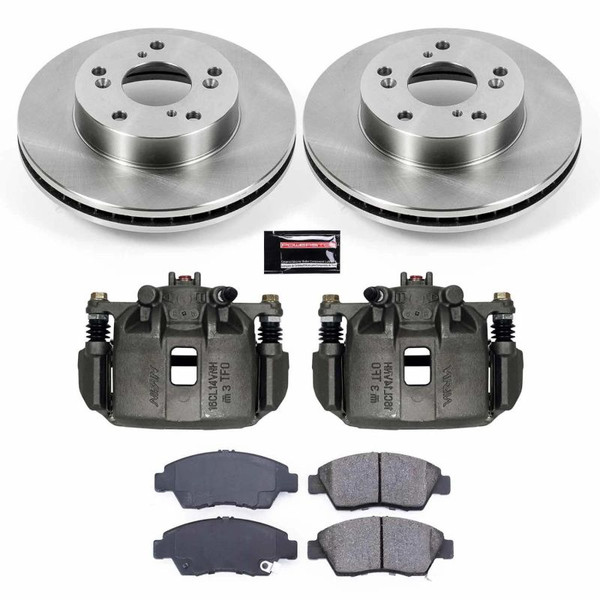 Power Stop 13-15 Acura ILX Front Autospecialty Brake Kit w/Calipers - KCOE6317
