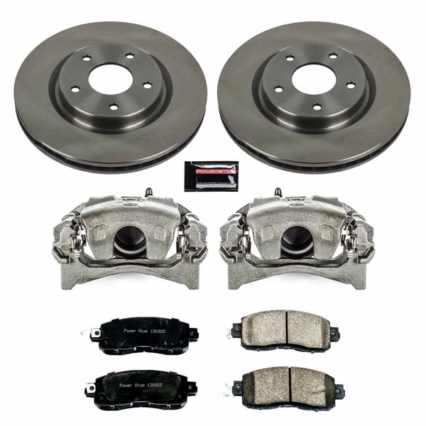 Power Stop 14-17 Nissan Leaf Front Autospecialty Brake Kit w/Calipers - KCOE7215