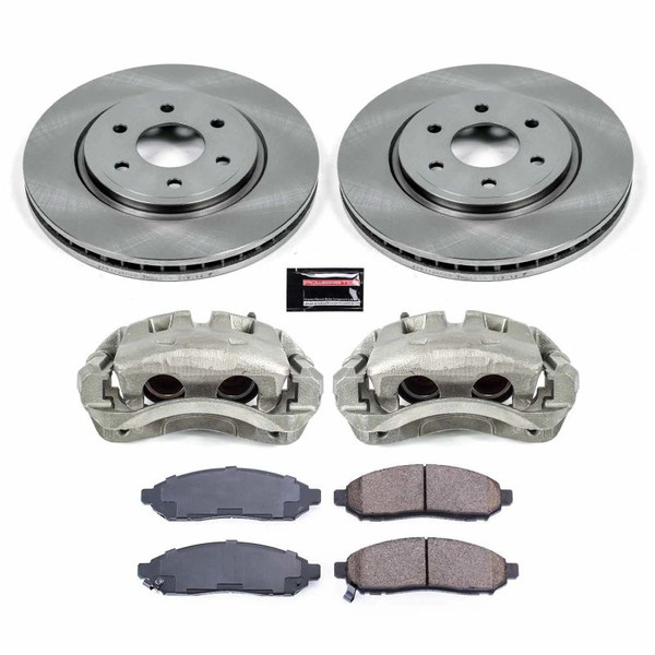 Power Stop 2019 Nissan Frontier Front Autospecialty Brake Kit w/Calipers - KCOE8325