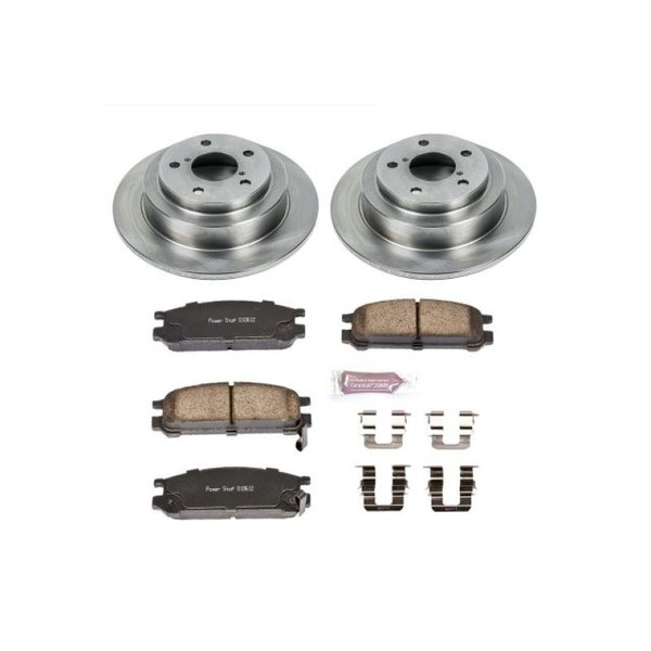 Power Stop 93-96 Subaru Impreza Rear Autospecialty Brake Kit - KOE448