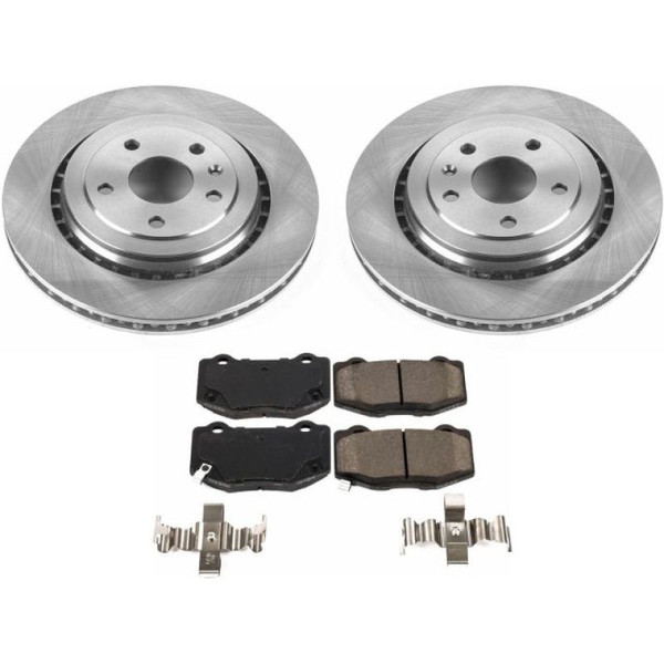 Power Stop 16-18 Cadillac ATS Rear Autospecialty Brake Kit - KOE7045
